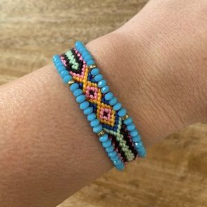 Beaded friendship bracelet
